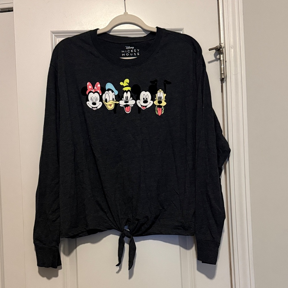 Disney Long Sleeve Shirt with Mickey and Friends